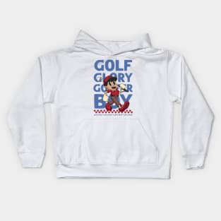 Golf Glory Golfer Boy Kids Hoodie